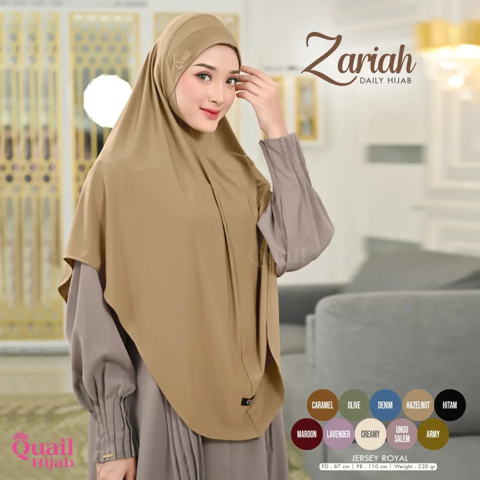 Zariah Hijab Dagu New Series | Jilbab Jumbo Umroh — foto 6