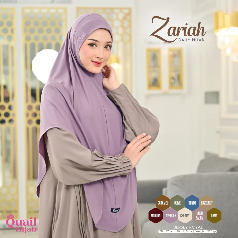 Zariah Hijab Dagu New Series | Jilbab Jumbo Umroh — foto 5