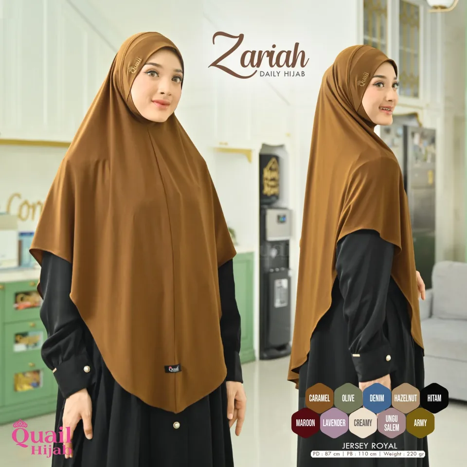 Zariah Hijab Dagu Instan