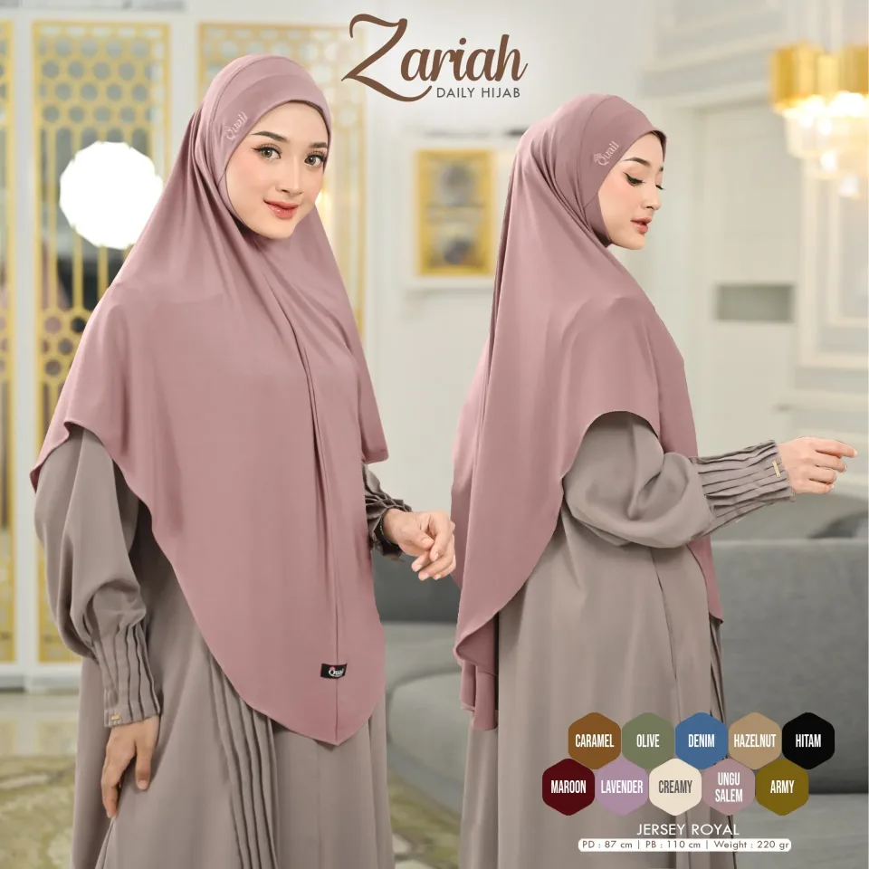 Zariah Hijab Dagu Instan