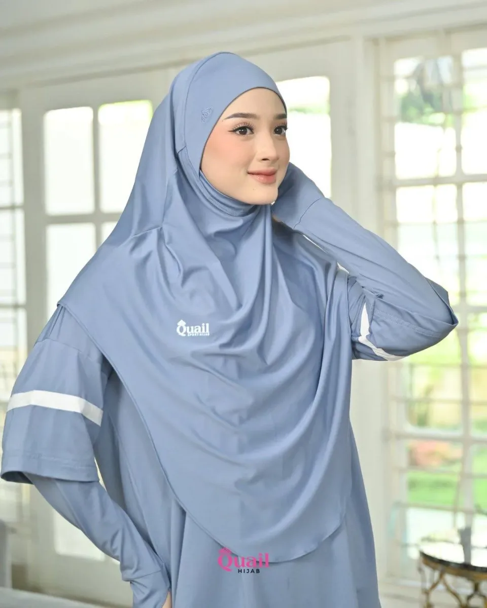Nefia Jilbab Sport | Dagu Malaysia Syar'i Bergo Instan — foto 5