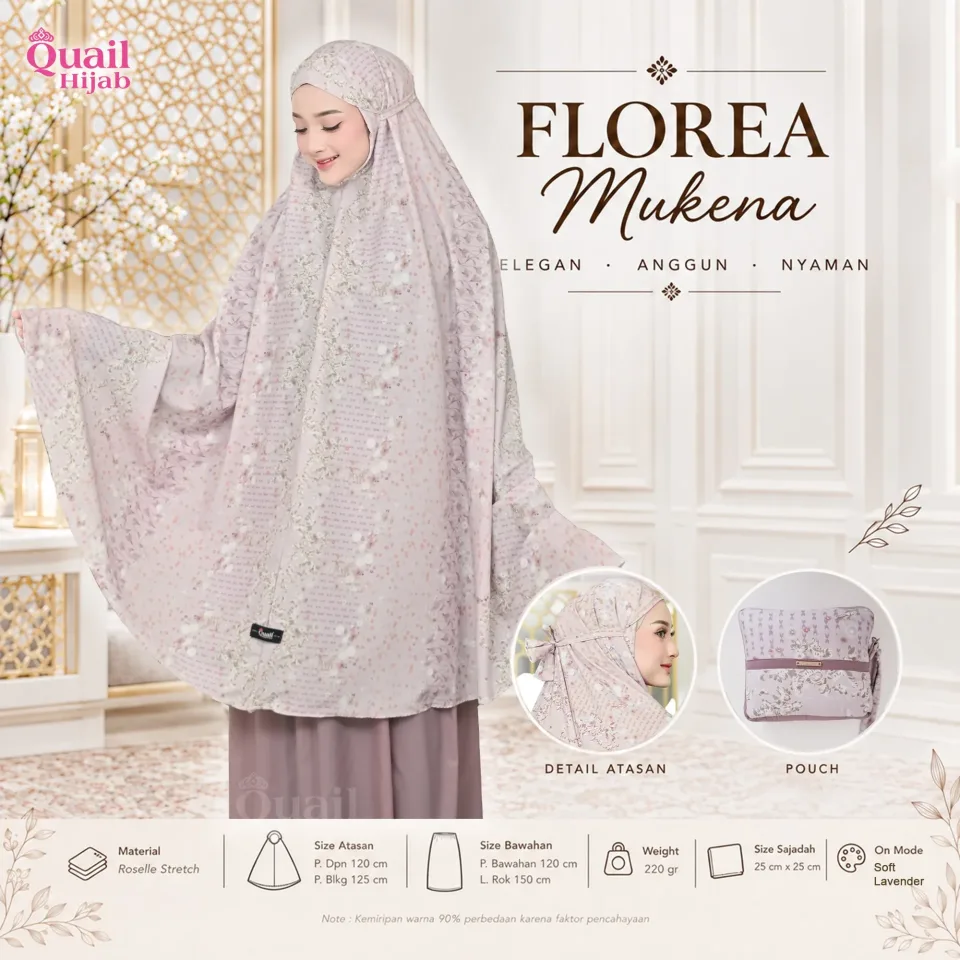 Florea Mukena Travel | New Motif | Gift Hampers Mukena Dewasa Remaja — foto 4