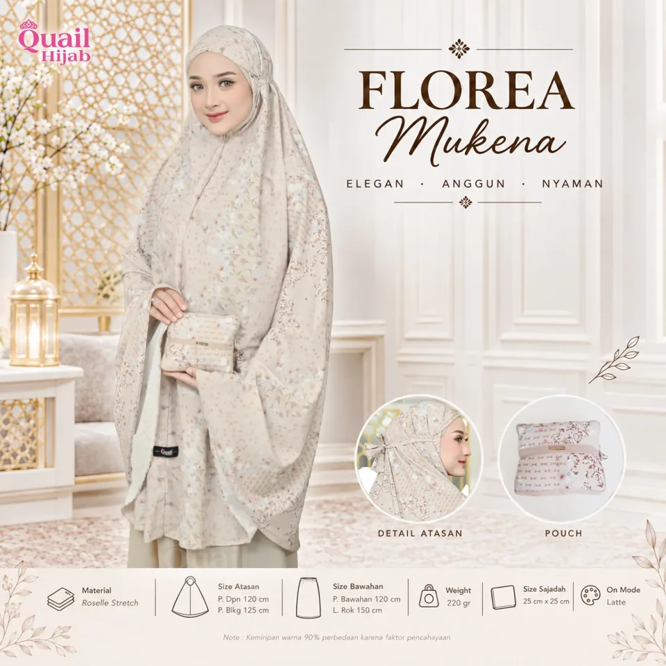 Florea Mukena Travel | New Motif | Gift Hampers Mukena Dewasa Remaja — foto 7