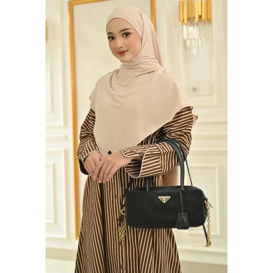 Rihlah Dress Stripe Syar'i | Dress Dayware Stripe | Dress Muslimah Syar'i — foto 2
