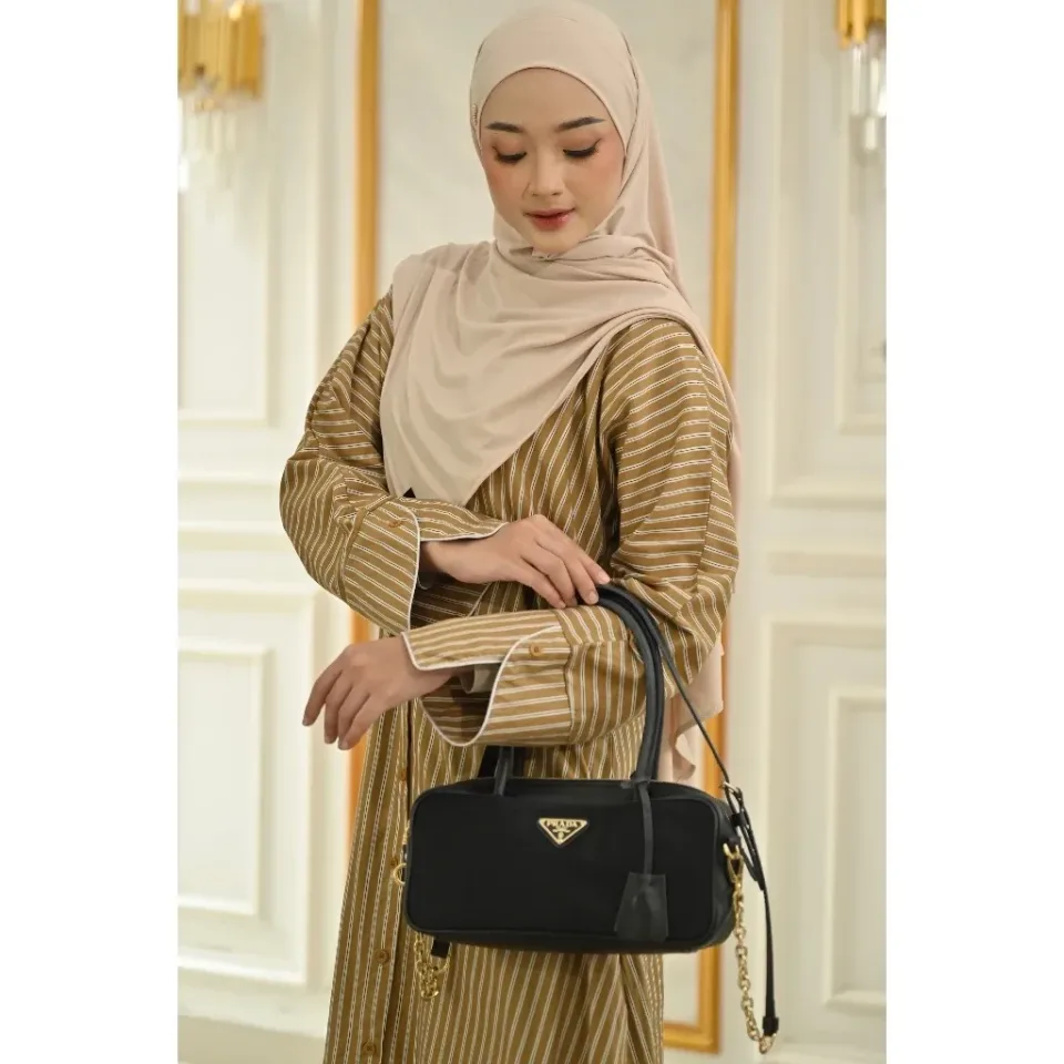 Rihlah Dress Stripe Syar'i | Dress Dayware Stripe | Dress Muslimah Syar'i — foto 7