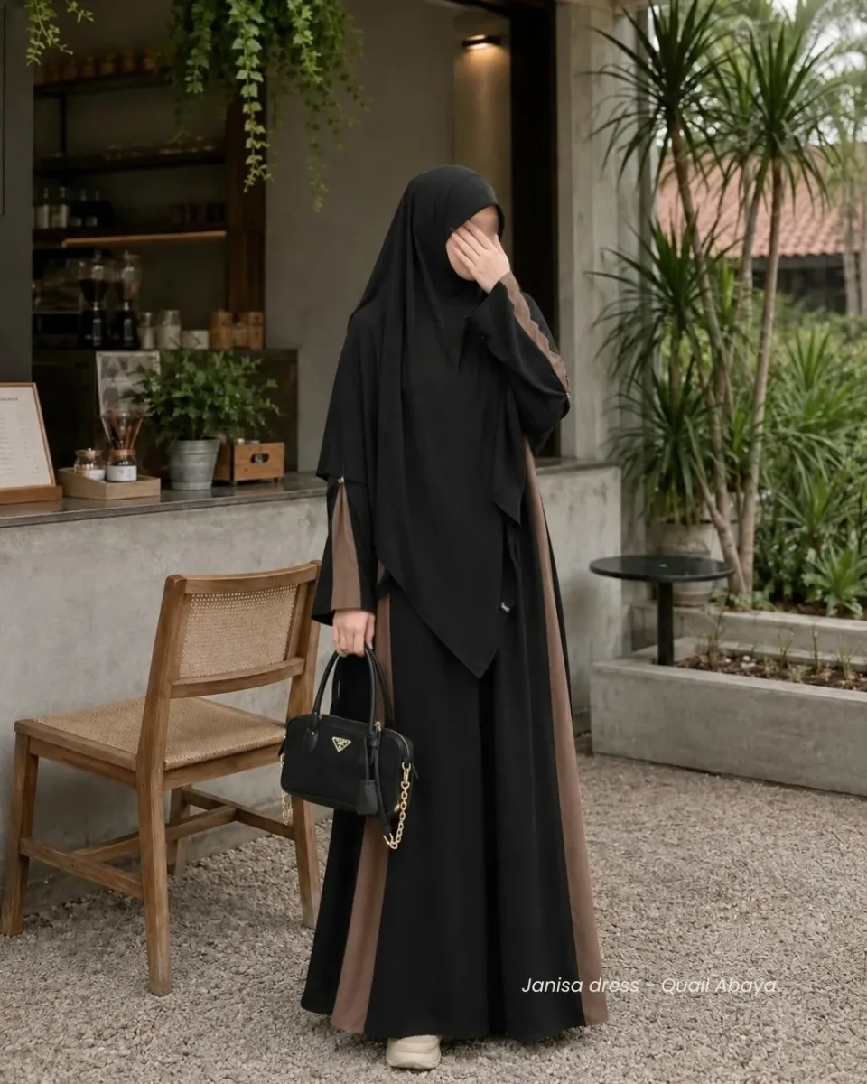 Janisa Dress | Dress Umroh Syar'i | Dress Muslimah Syar'i — foto 9