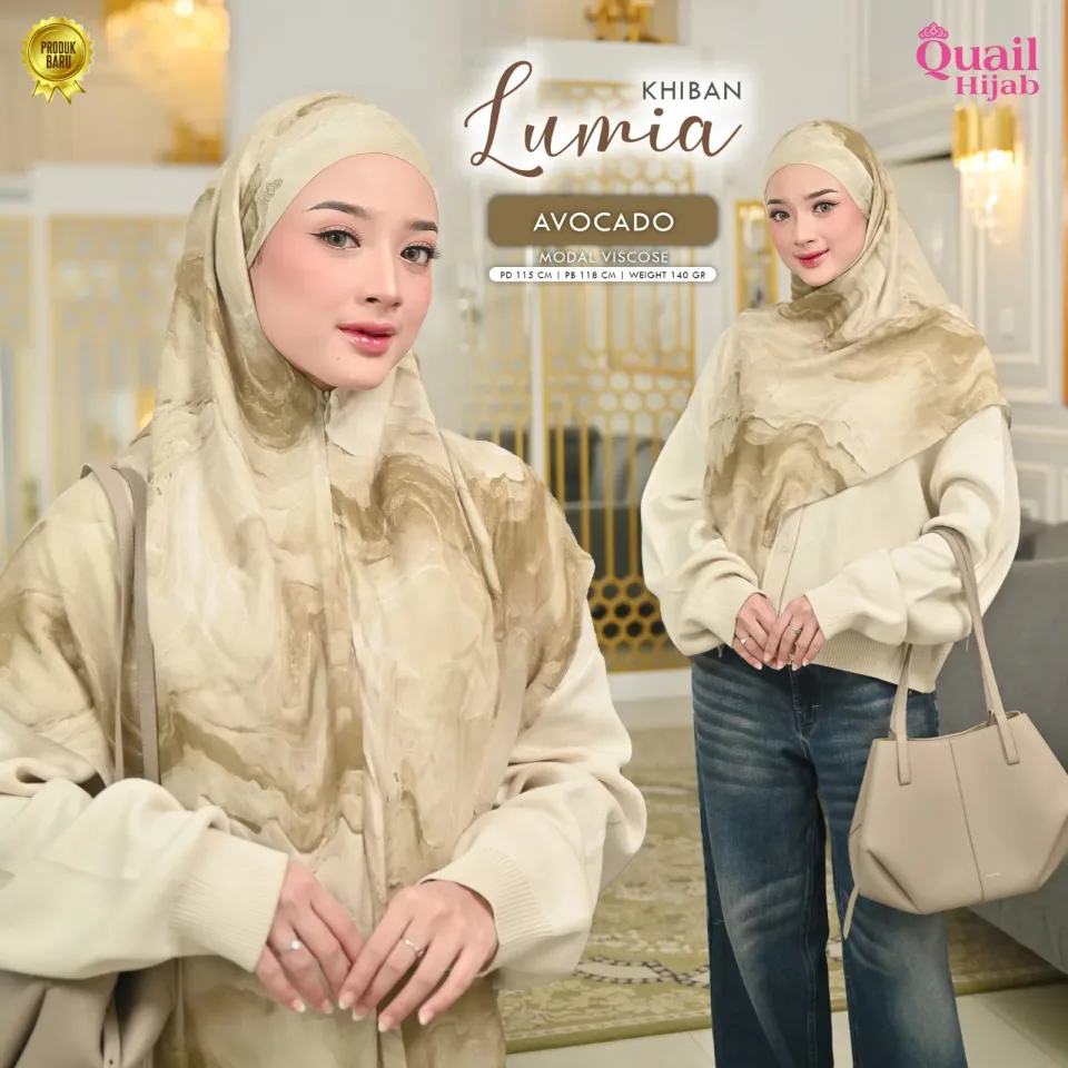 LUMIA KHIBAN MOTIF| Khiban Resleting Dagu| Khiban Viscose Print — foto 3