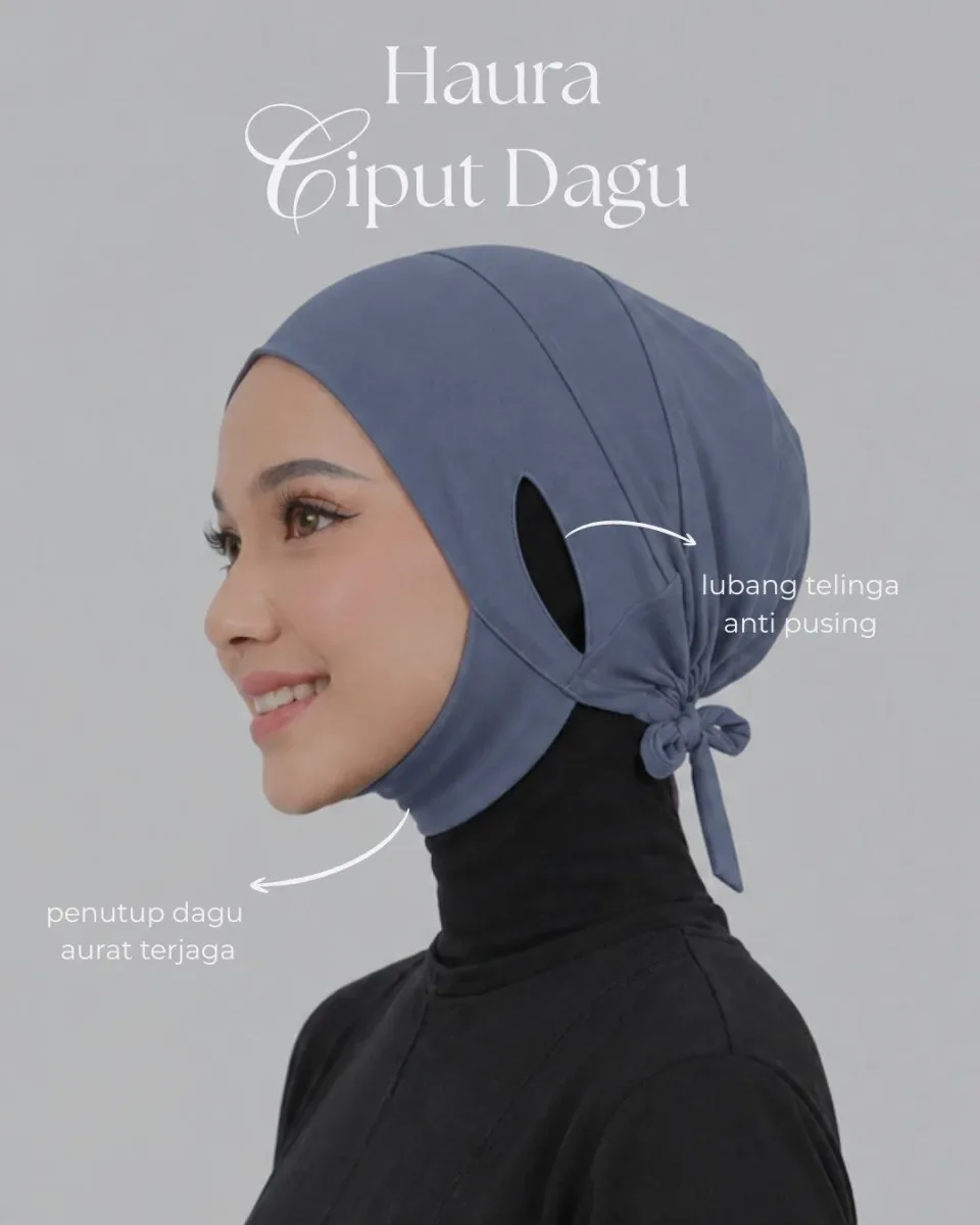 Haura Inner Dagu | Ciput Dagu Anti Pusing | Inner Hijab Jersey — INNER